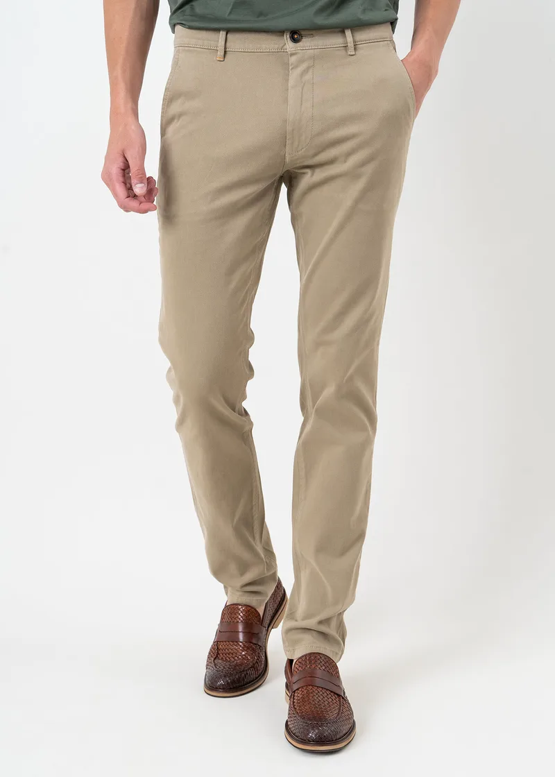 BOSS Υφασμάτινο Παντελόνι της σειράς Chino - 50495292 239 Light Brown