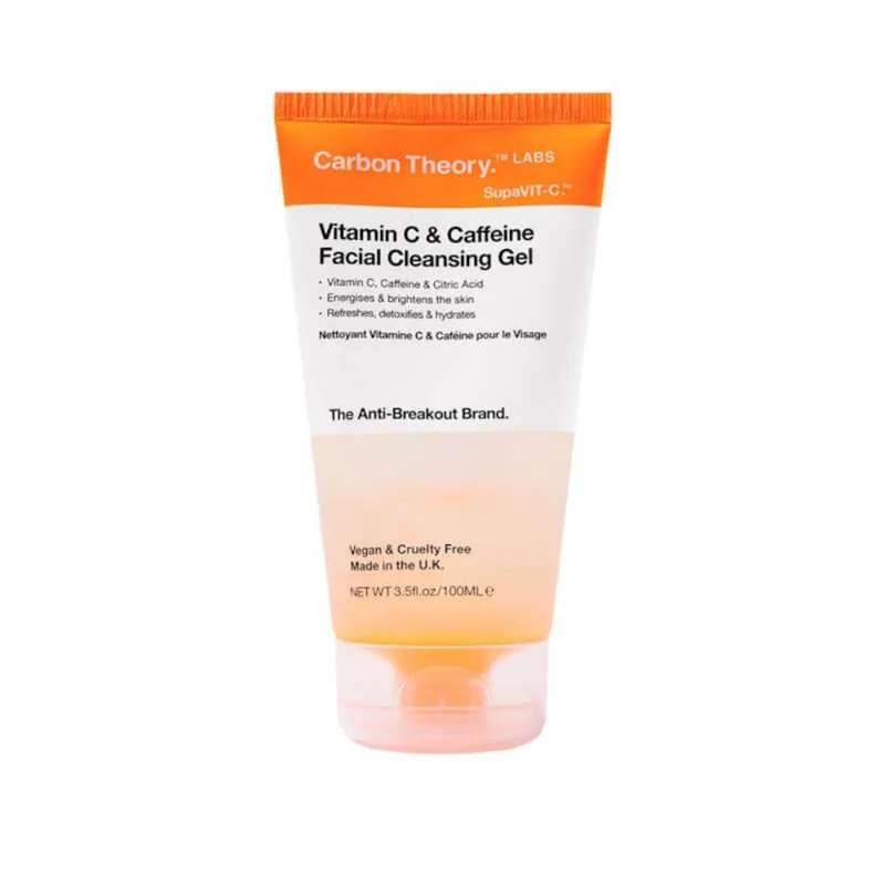 Carbon theory Vitamin C and Caffeine Facial Cleansing Gel 100ml