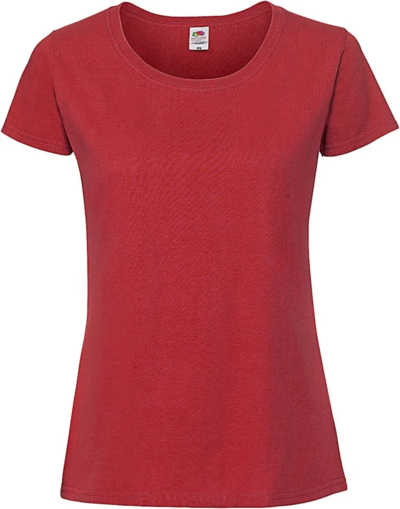 Γυναικειο Μπλουζακι Ringspun Premium T Fruit of the Loom 61-424-0 Red