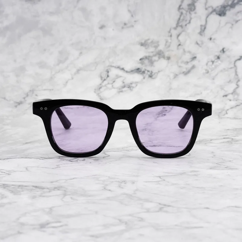WILLIAM Tinted Sunglasses | Black | Purple Shades | Explicit Poets Sunglasses