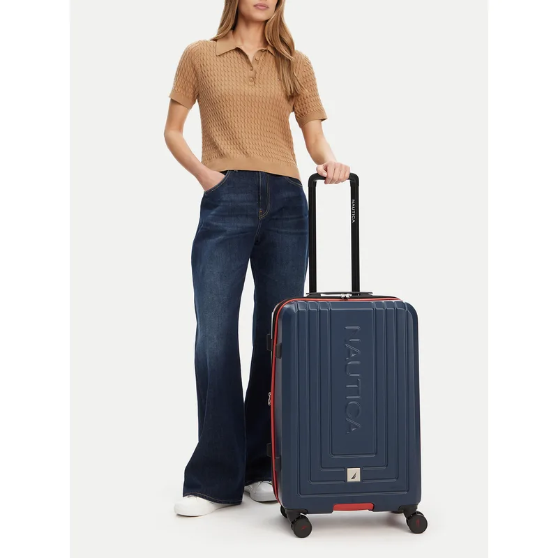 Μεσαία Βαλίτσα Nautica CWBEO-NTC-KS-003-07-M Σκούρο μπλε