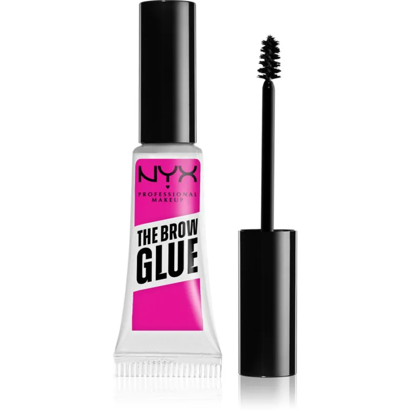 NYX Professional Makeup The Brow Glue τζελ για τα φρύδια απόχρωση Transparent 5 γρ