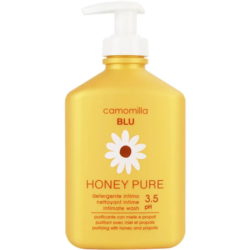 Camomilla Μπλε Honey Pure Intimate Wash Απάλη Λοσιόν Καθαρισμού Ευαίσθητης Περιοχής με Αίσθηση Φρεσκάδας με Αντλία 300ml