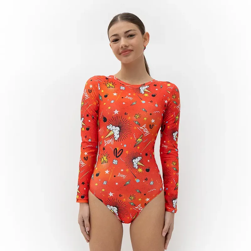 Spitha Long Sleeve Leotard