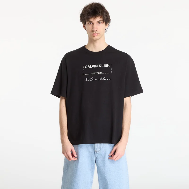 T-shirt Calvin Klein Jeans 16S April Graphic Se Tee Black L