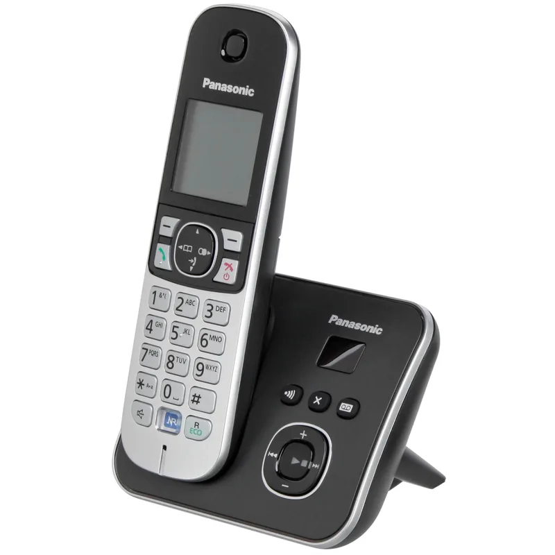 Panasonic KX-TG6821GB Black Cordless Phone System