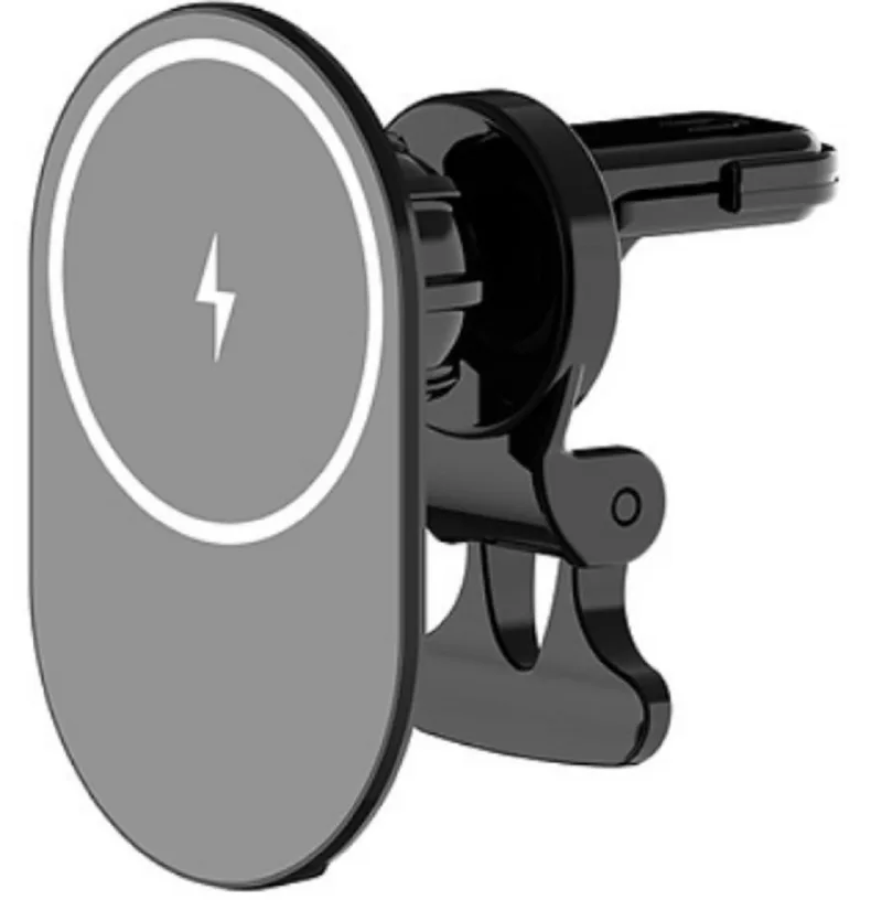 Veger Y38 Μαγνητική Βάση Ασύρματης Φόρτισης MagSafe για Αεραγωγούς Αυτοκινήτου - 15W - Black (6970453555409)