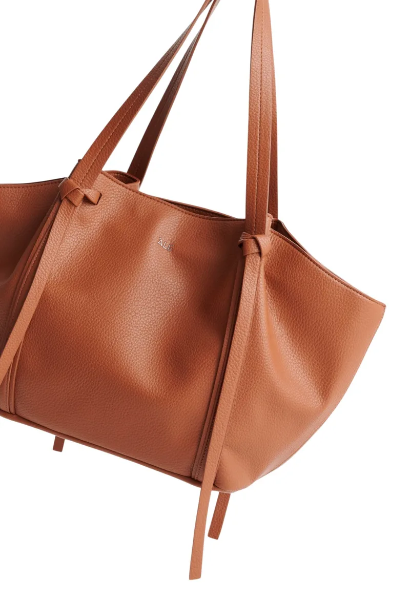 Τσάντα Ώμου Ale Με Δερμάτινη Όψη 8T23467-BROWN Γυναικείο