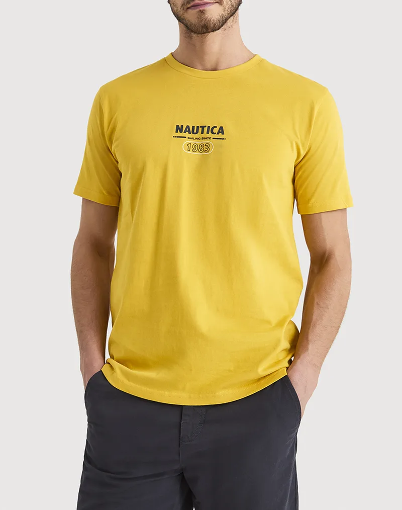 NAUTICA ΜΠΛΟΥΖΑ T-SHIRT ΚΜ Sirena T-Shirt 3NCN1V03945-606 Yellow