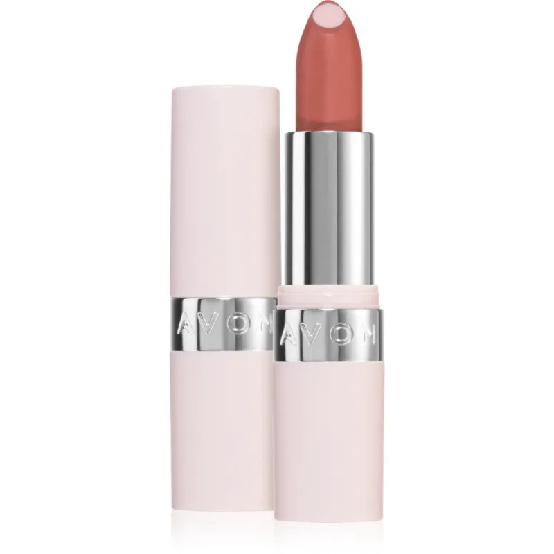 Avon Hydramatic ενυδατικό στιλπνό κραγιόν με υαλουρονικό οξύ απόχρωση Mauve Creme 3.6 γρ