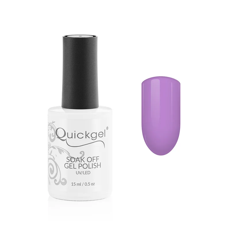 Quickgel Ημιμόνιμο Βερνίκι - No 1122 Mauve - 15mL