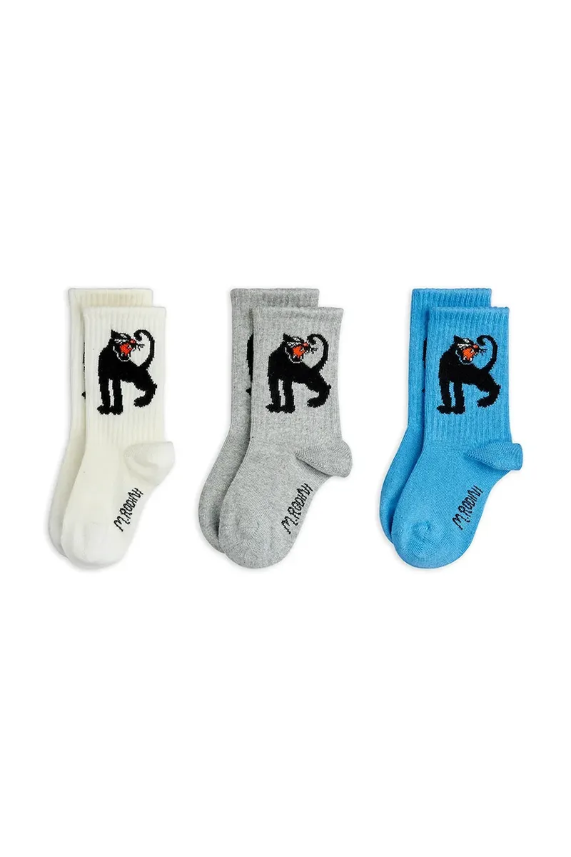 Mini Rodini κάλτσες παιδικές Panther 3-pack