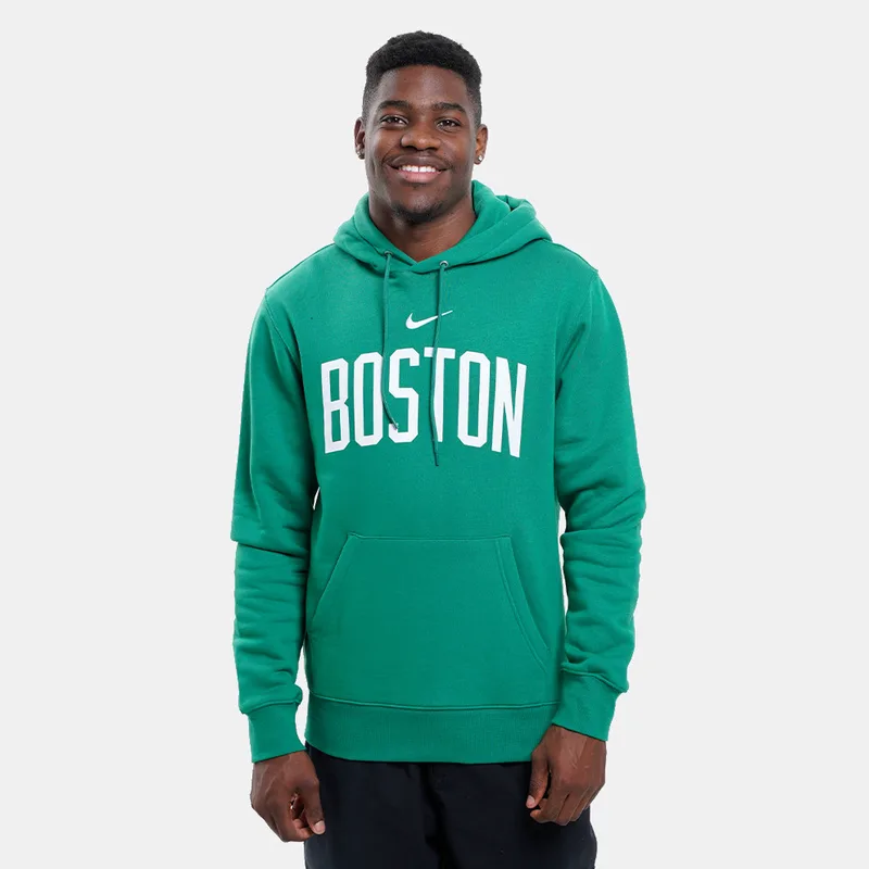 Nike NBA Boston Celtics Club Ανδρική Μπλούζα με Κουκούλα (9000231943_86358)