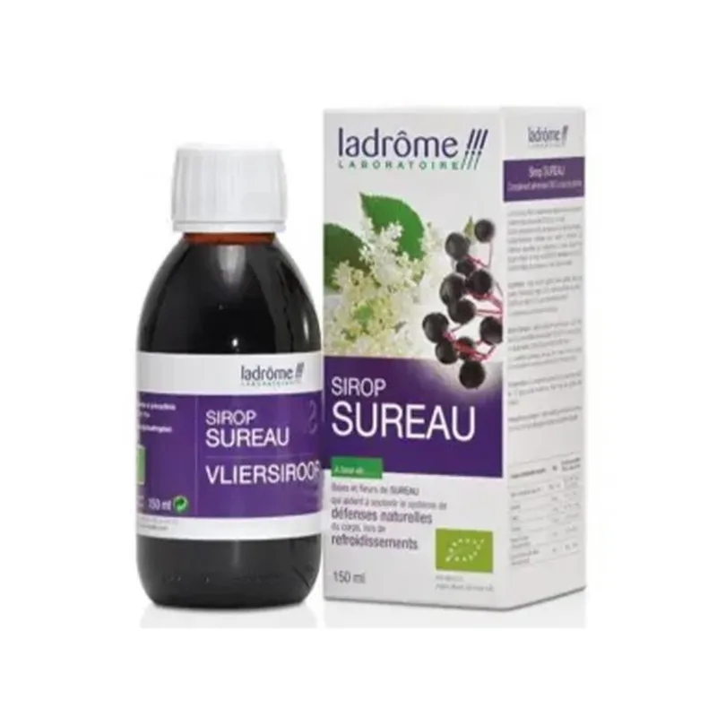 Ladrôme Organic Elderberry Syrup Natural Defenses 150ml