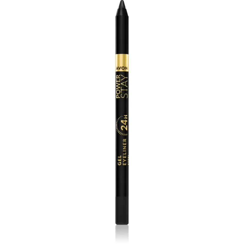Avon Power Stay 24h τζελ μολύβι για τα μάτια απόχρωση Black 1.2 γρ