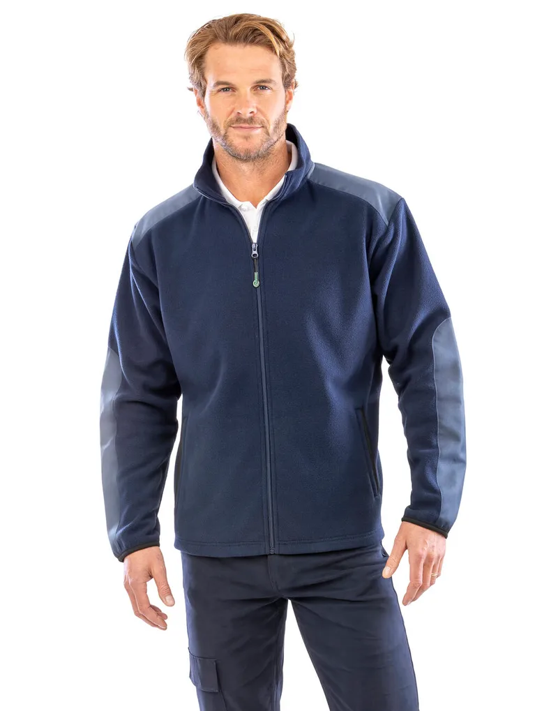 Recycled Heavy Duty Work Microfleece Result R515X Navy