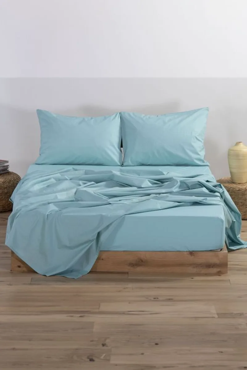 Σεντόνι Υπέρδιπλο Basic Nef Nef 270x240x0cm Σιέλ