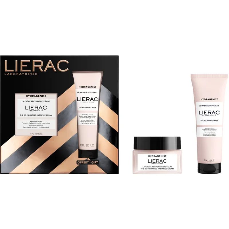Lierac Pormo Hydragenist The Rehydrating Radiance Cream 50ml & Δώρο The Plumping Mask 75ml