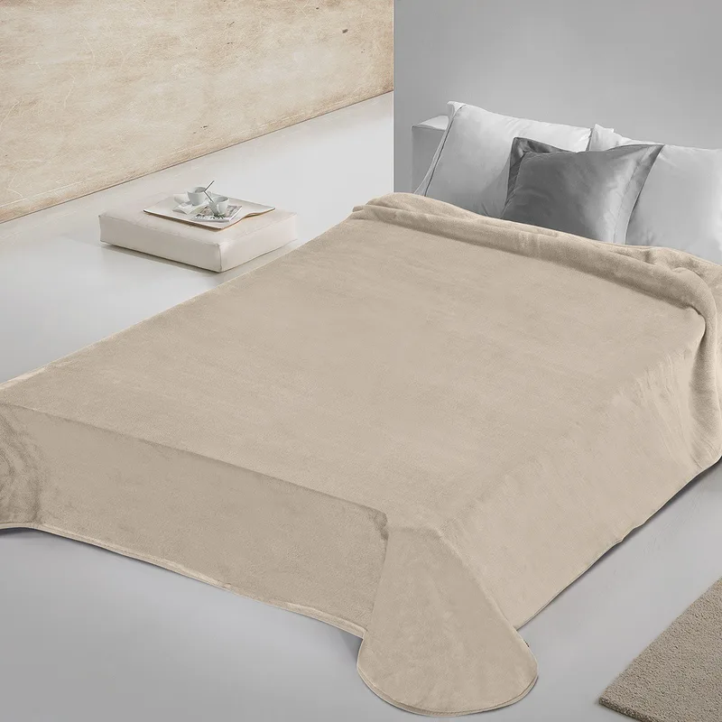 Κουβέρτα Υπερδιπλη 220X240 Adam Home 700 Cappuccino