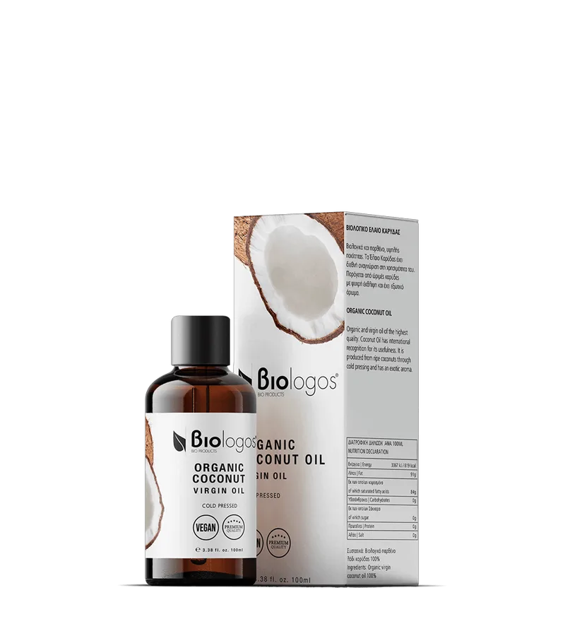 Biologos Βιολογικό Παρθένο Λάδι Καρύδας -100ml
