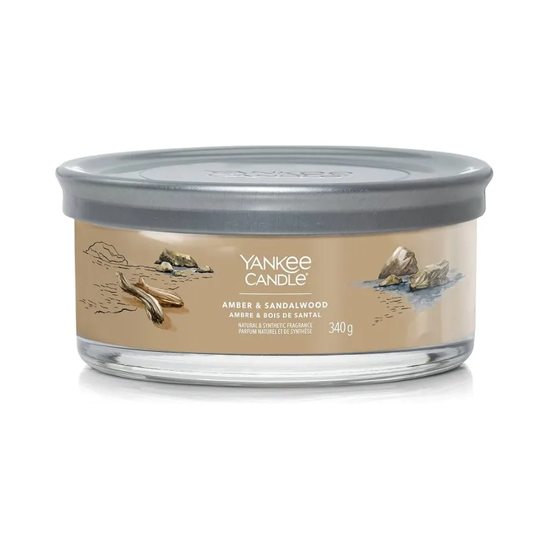 Yankee Candle Amber and Sandalwood Candle (Amber and Sandalwood) - 340g