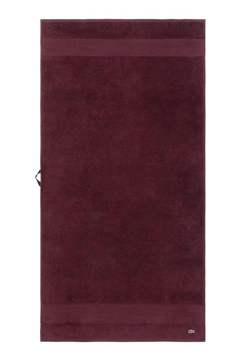 Βαμβακερή πετσέτα Lacoste L LECROCO Bordeaux 70 x 140 cm