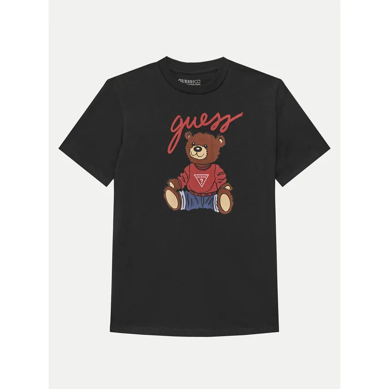 Guess T-Shirt H4BJ06 I3Z14 Μαύρο Regular Fit