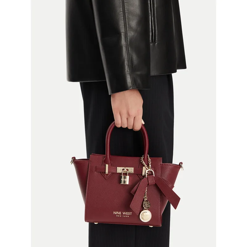 Τσάντα Nine West CEO-Chelsea-Charm-I-LX10187 Μπορντό