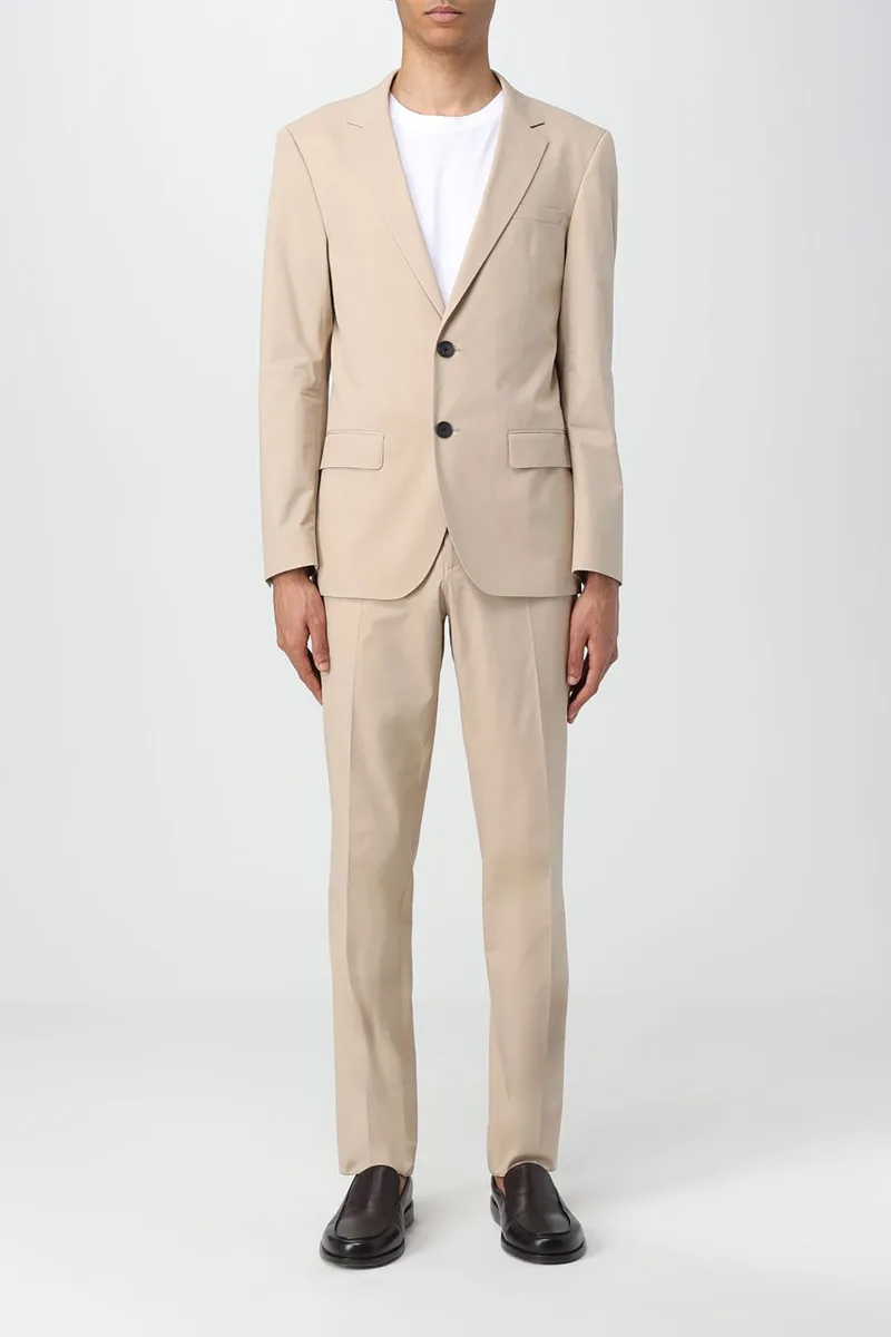 Hugo Boss ανδρικό κοστούμι Regular Fit - 50491056 Μπεζ