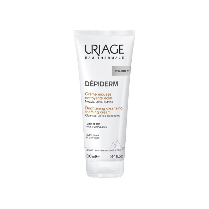 Uriage Dépiderm Illuminating cleansing foam 100 ml