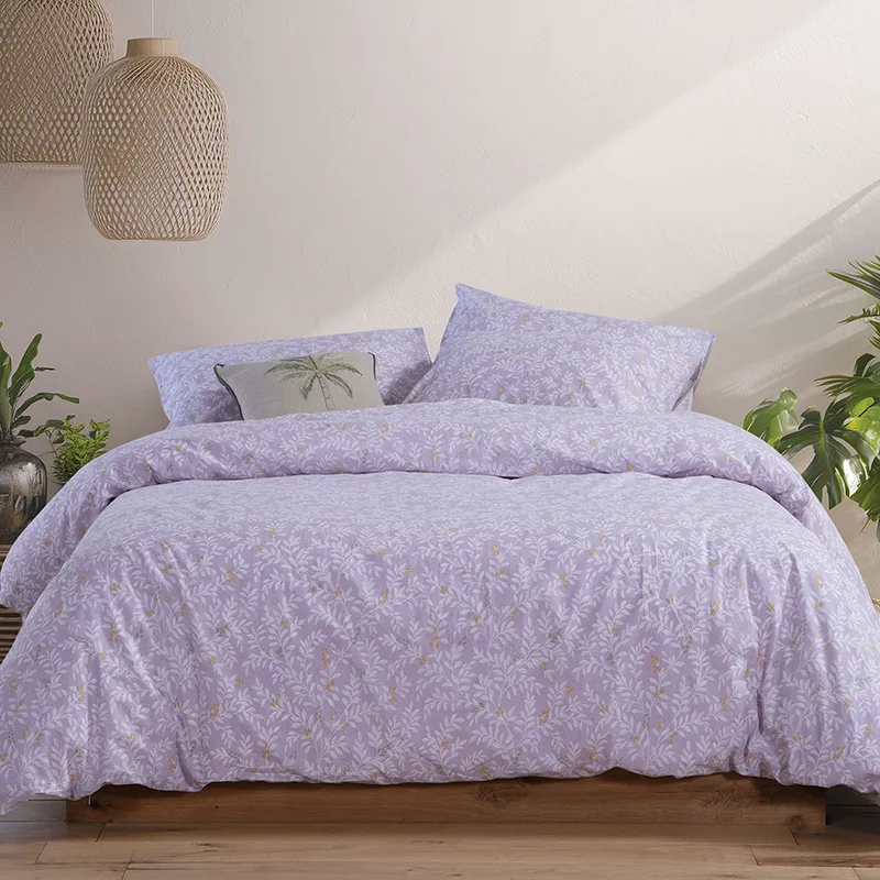 Σεντόνια Μονά (Σετ)170X270 Nef Nef Cylia Lilac Χωρίς Λάστιχο (170x270)