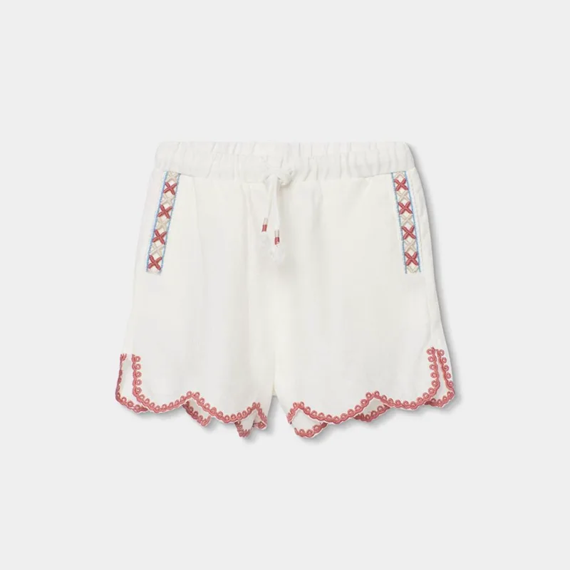 Σορτς υφασμάτινο κορίτσι Boboli-723091-1111-White