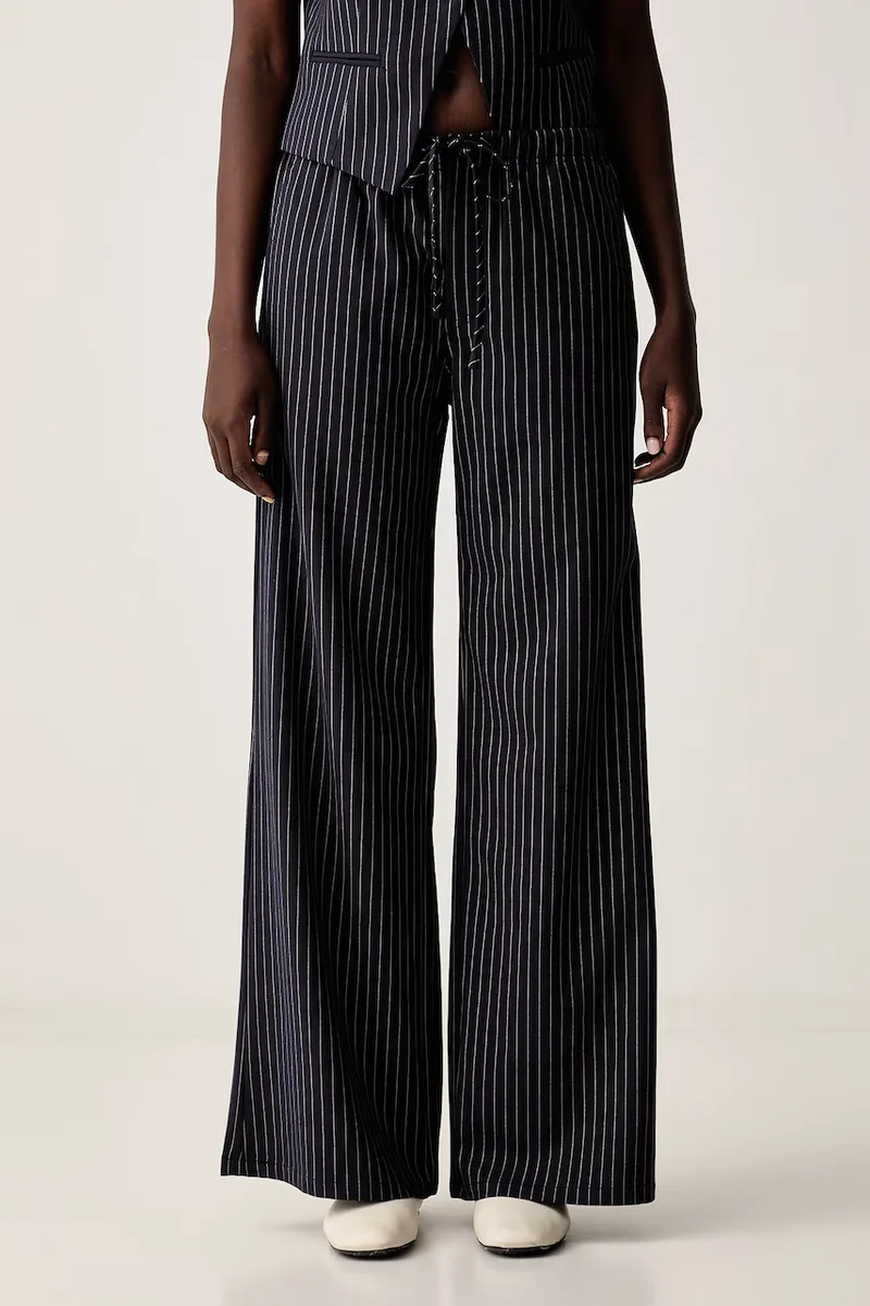 Guess Jeans παντελόνι wide leg γυναικείο