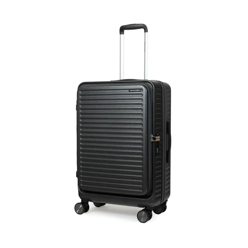 Βαλίτσα μεσαία 20 κιλών Newcom (ABS+PC) N1605/60 dark grey