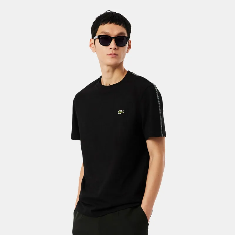 Lacoste Branded Stripe Band Ανδρικό T-Shirt (9000267283_6858)