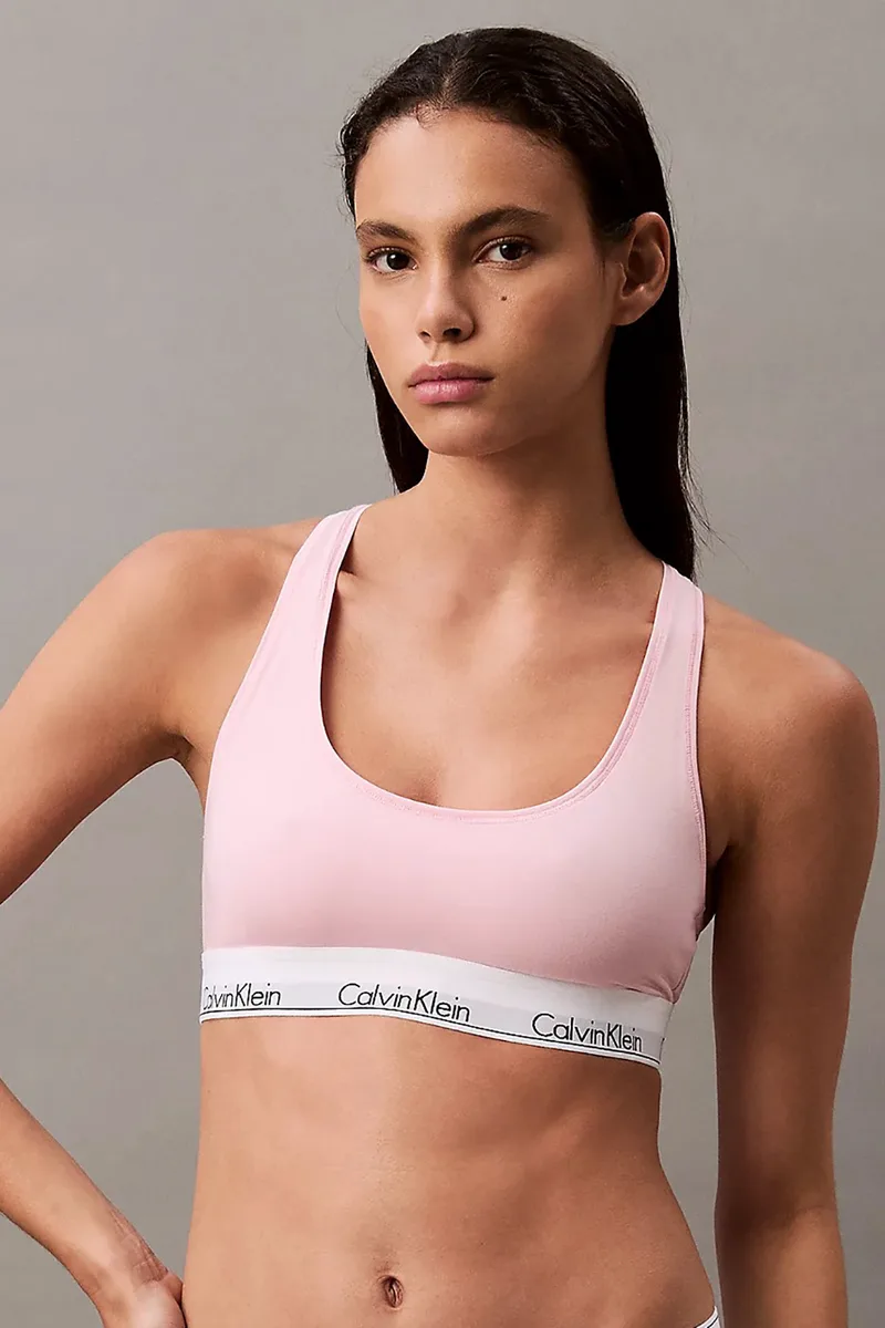 Calvin Klein γυναικείο μπουστάκι Bralette Icon Cotton Modal-0000F3785E-SQL