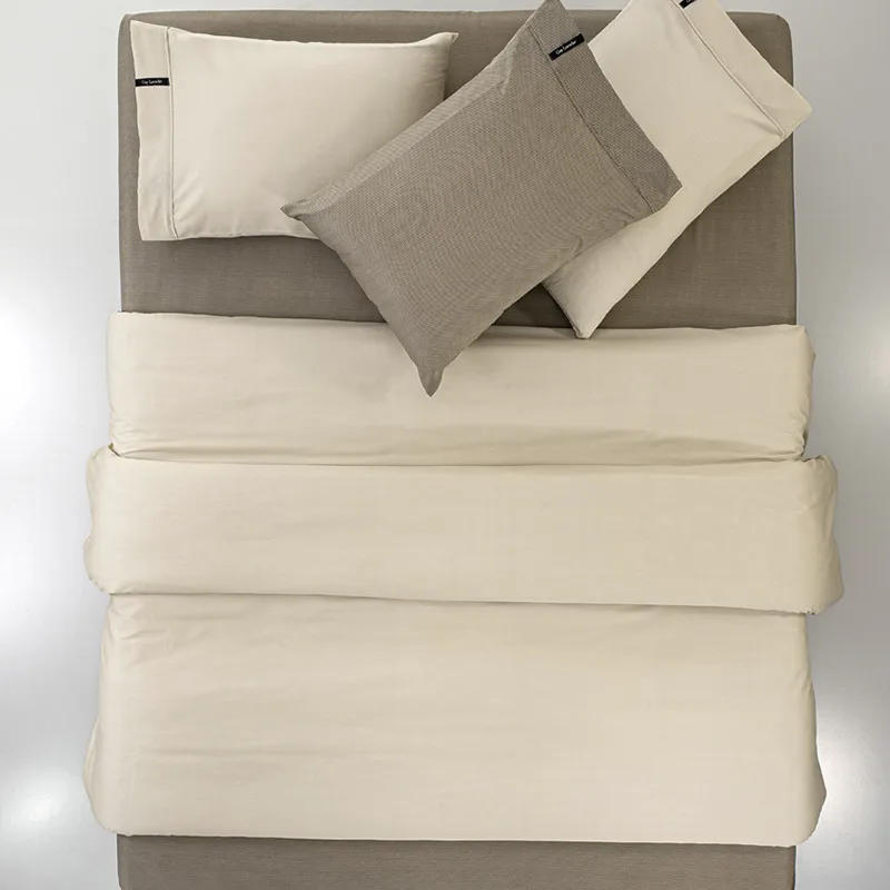 Σεντόνι Μεμονωμένο Υπέρδιπλο 160X200+35 Guy Laroche Minimal Natural Με Λάστιχο (160x200+35)