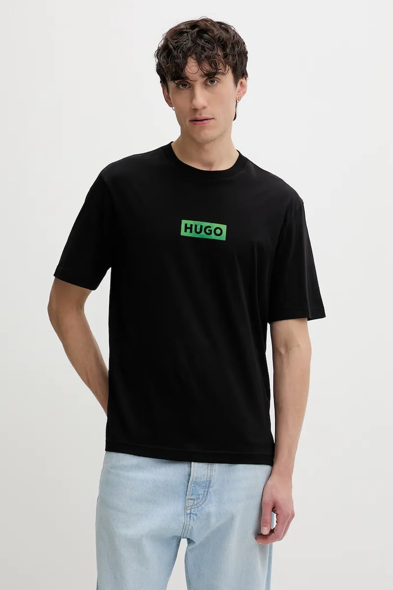 HUGO Blue t-shirt ανδρικό βαμβακερό Nufotee