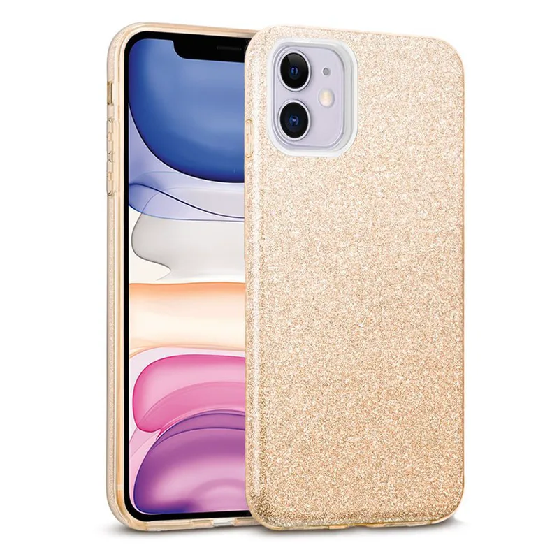 Hybrid Strass Χρυσό Case iPhone 11