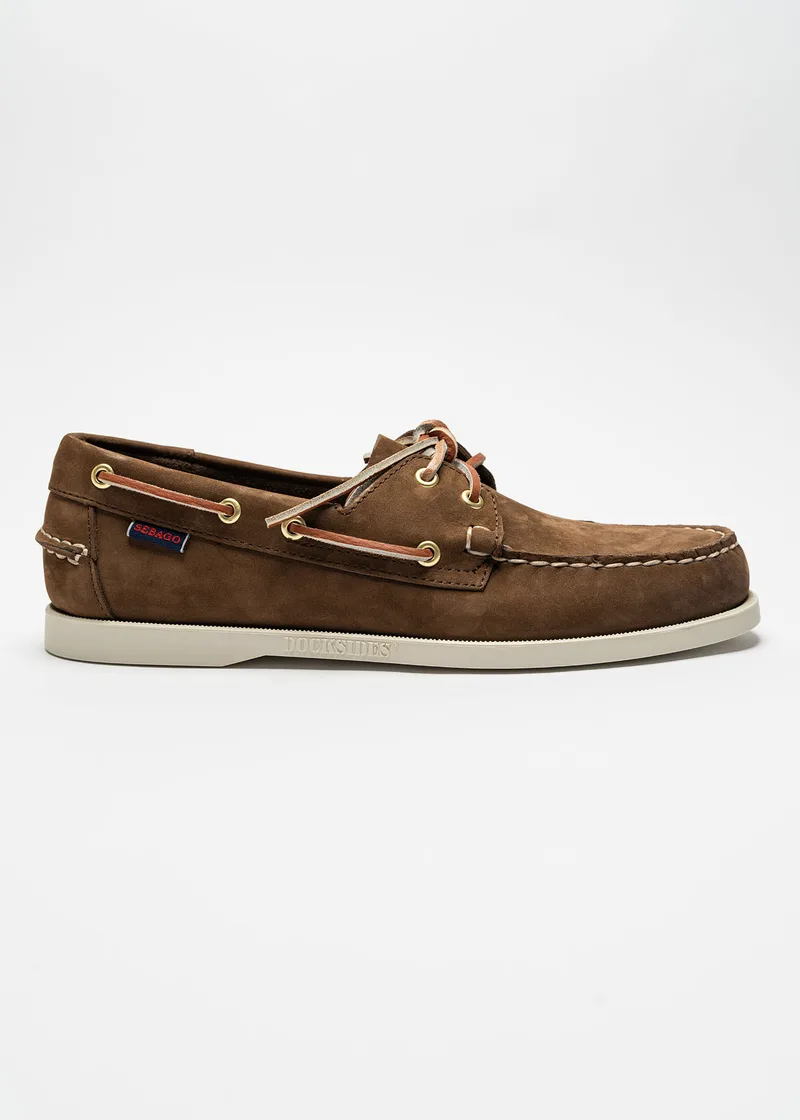 Sebago Ιστιοπλοϊκά Παπούτσια της σειράς Portland - 7000GA0 AC0 Brown Seal Yellow Χρυσό