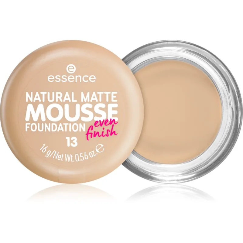 essence NATURAL MATTE MOUSSE αφρώδες μεικ απ απόχρωση 13 16 γρ