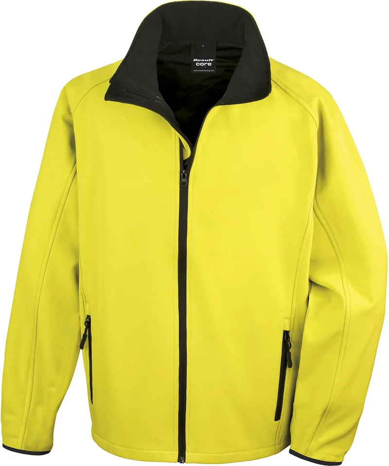 Ανδρικό Μπουφάν Softshell R231M Result Core Yellow/Black