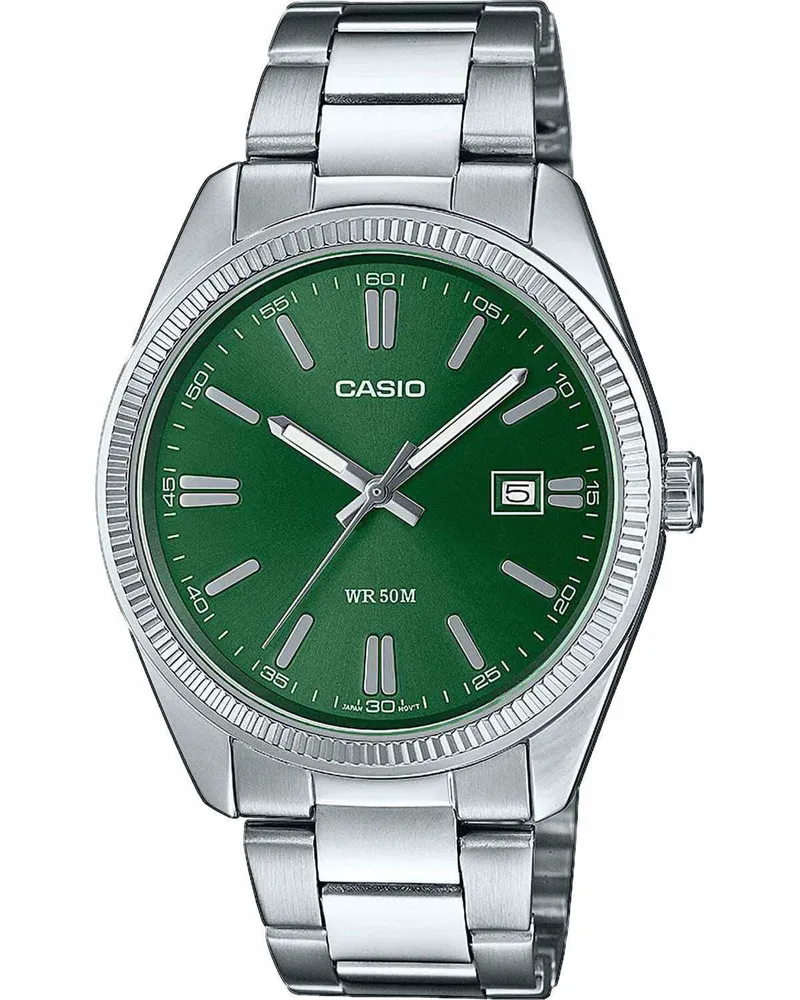 CASIO Collection - MTP-1302PD-3AVEF, Silver case with Stainless Steel Bracelet