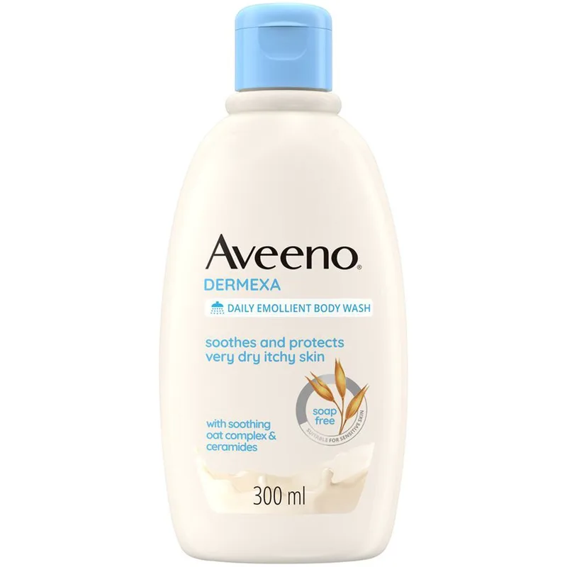 Aveeno Dermexa Daily Emollient Body Wash Ενυδατικό Υγρό Καθαρισμού Σώματος 300ml