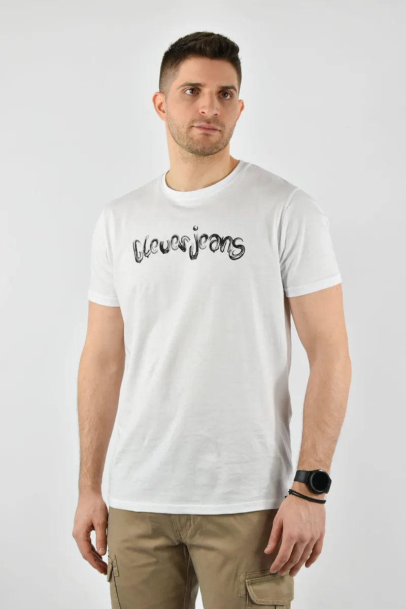 Clever T-shirt Με Στάμπα - Λευκό - CT23120