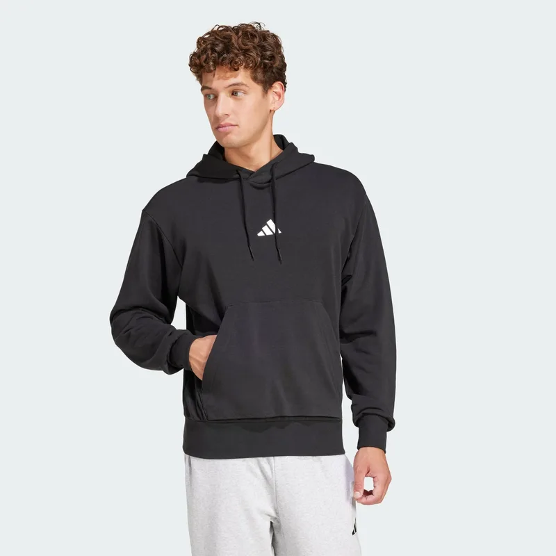 adidas Sportswear Essentials Feel Cozy French Terry Ανδρική Μπλούζα με Κουκούλα (9000217099_22872)