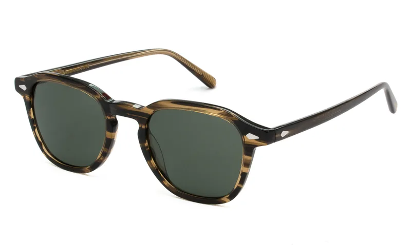 MOSCOT ΓΥΑΛΙΑ ΗΛΙΟΥ MOSCOT VANTZ BROWN BAMBOO 4721 VANTZ Ταρταρούγα