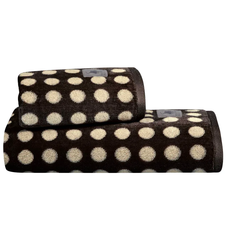 Greenwich polo club πετσετα προσωπου 50x90 loft 4138 cream, dark grey