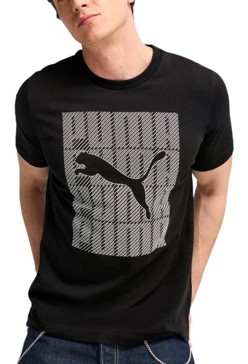 Μπλούζα Κοντομάνικη Puma Puma Wording Tee 684825-01 Ανδρικό