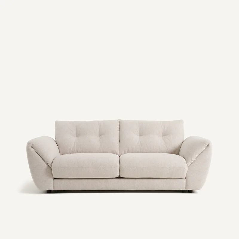 Καναπές-κρεβάτι 3 θέσεων από tweed Μ107xΠ226xΥ87cm